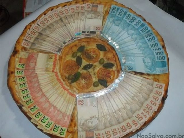 Pizza ostentação fora do normal
